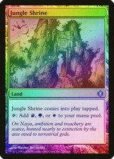 Jungle Shrine FOIL Shards of Alara PLD Land Uncommon MAGIC MTG CARD ABUGames