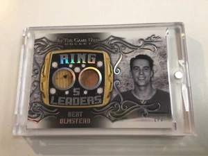 2020-21 LEAF IN THE GAME USED BERT OLMSTEAD 1 OF 2 RING LEADER - Picture 1 of 2