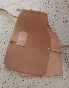 horse Tack farrier apron, shoeing apron roughout leather western, horse shoe - Bild 1 von 5