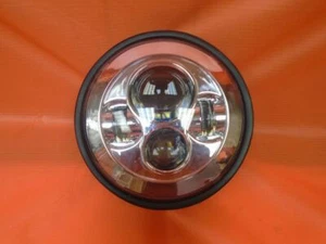 Faro cromado para moto Honda Shadow Sabre AERO VT1100 HID - Imagen 1 de 2
