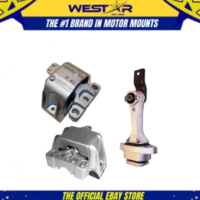 Montaje de motor y transmisión 3 piezas para Volkswagen Car Jetta Golf V6 2,8 L 2771cc 1999-2004 Foto 1 de 3