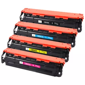 4PK CB540A Toner Compatible With HP 125A Laserjet CP1215 CP1518ni CM1312nfi MFP - Picture 1 of 12
