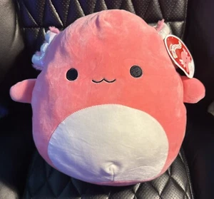 Peluche Squishmallows 12 pollici Axolotl Archie rosa NUOVO CON ETICHETTE - Foto 1 di 2