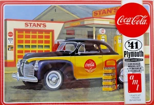 AMT 1941 Plymouth cupé escala 1:25 modelo kit serie Coca-Cola - Imagen 1 de 6