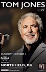 TOM JONES "LONG LOST SUITCASE TOUR" 2016 CLEVELAND / AKRON, OHIO CONCERT POSTER