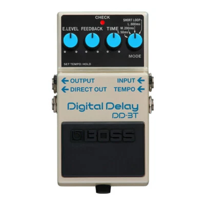 BOSS DD-3T Tap Tempo Direct Output Jack for Wet Dry Setups Digital Delay Pedal - Image 1 of 4