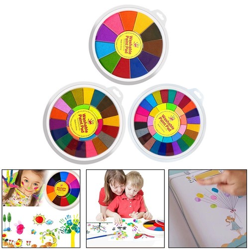 Exciting Finger Painting Set for Kids 12/24/36 Colors for Artistic