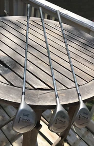 Mizuno Tour XP Plus Golf  Clubs 1,3, 5-Wood 42.5” Steel Shaft RH - Picture 1 of 8