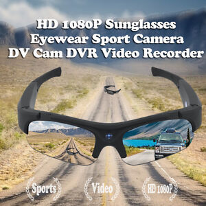 HD 1080P Sunglasses Eyewear Sport Camera DV Cam DVR Video Recorder