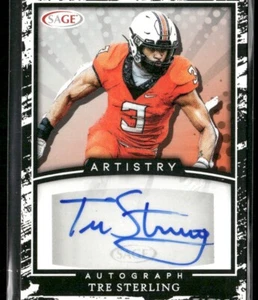 2022 Sage Classic Autographs Tre Sterling Auto Green Bay Packers #A-TS - Picture 1 of 2
