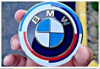 1PC 50th Anniversary Front 82MM For BMW Emblem Logo Badge 511481323275 Foto 1 de 4