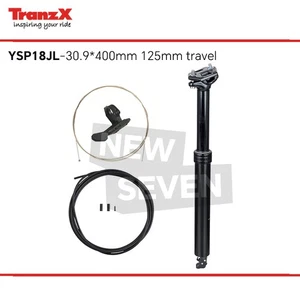 TranzX YSP18JL 30.9 Dropper Post Seatpost 400mm length 120mm travel Remote Lever - Picture 1 of 7