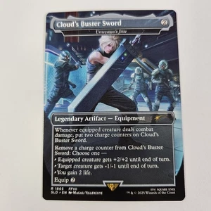 Umezawa's Jitte/ Cloud's Buster Sword MTG Final Fantasy Secret Lair Non-Foil - Foto 1 di 2