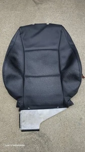 06-12 BMW E90 E91 3-Series 4door Front left seat cover Black Vinyl OEM - Picture 1 of 4