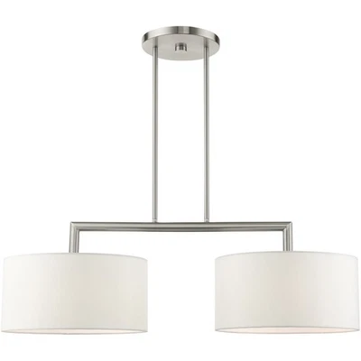 Livex Lighting 45492-91 Meridian Island luz níquel cepillado Foto 1 de 4