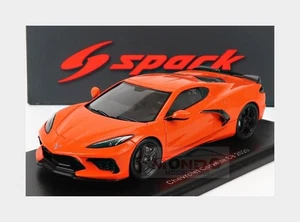1:43 SPARK Chevrolet Corvette C8 Coupe 2019 Orange S5062 - Foto 1 di 2