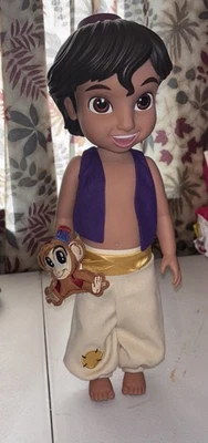 Muñeca Personaje Vinilo ALADDIN & ABU Disney Animator 16"  Foto 1 de 4