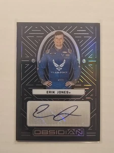 2023 Chronicles NASCAR Obsidian Autograph Erik Jones Purple Electric Etch 14/49 - Picture 1 of 2