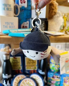 Jellycat Amuseables Baseball Keychain Bag Charm 12cm Plush Toy NWT Gift Cute - Picture 1 of 5