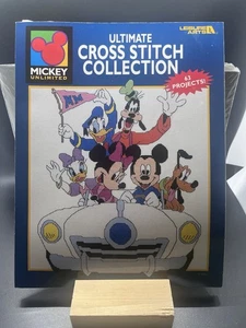 VTG Disney Mickey Unlimited Ultimate Cross Stitch Collection Book - Picture 1 of 24