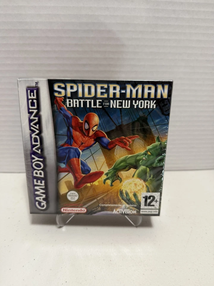 *NUEVO SELLADO* Spiderman Battle for New York Game Boy Advance Marvel Italiano Foto 1 de 2