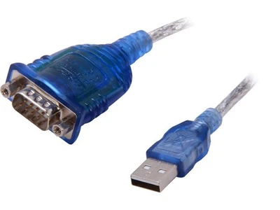 C2G Model 26886 1.5 ft. USB to DB9 Serial RS232 Adapter Cable - Image 1 of 3