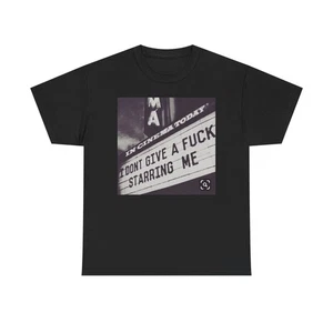 I Don't Care Graphic T Shirt Unisex Heavy Cotton Tee - Picture 1 of 5