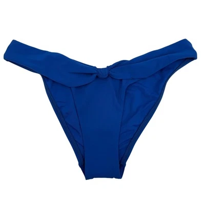 Pantalones de bikini Robin Piccone Olivia talla mediana NUEVO nudo hipster azul nadar nuevos sin etiquetas  Foto 1 de 4