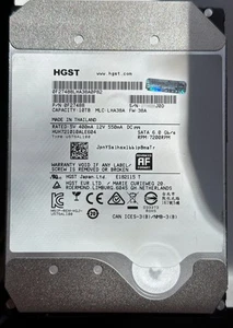 DISQUE DUR D'ENTREPRISE HGST ULTRASTAR HE10 10 To 3,5" HUH721010ALE604 #3 - Photo 1/3