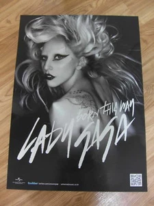 LADY GAGA - BORN THIS WAY [ORIGINAL POSTER] *NEW* - Picture 1 of 2
