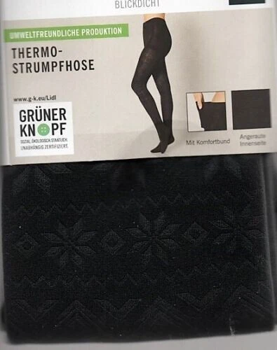 Esmara  Thermo Strumpfhose Thermo 100 DEN Thermostrumpfhose Muster M - Bild 1 von 1