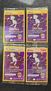 Sealed POKEMON Pikachu Dragonite Mewtwo Electabuzz First Movie Black Star card - Picture 1 of 9