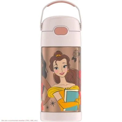 Termo Niños 12oz Acero Inoxidable FUNtainer Botella de Agua - Beige Princesa Foto 1 de 4