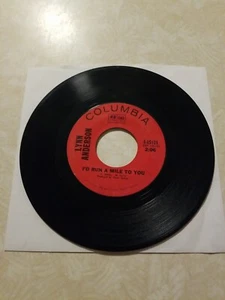 LYNN ANDERSON Stay There Till I Get There & I’d Run A Mile To You 45rpm Record - Picture 1 of 2