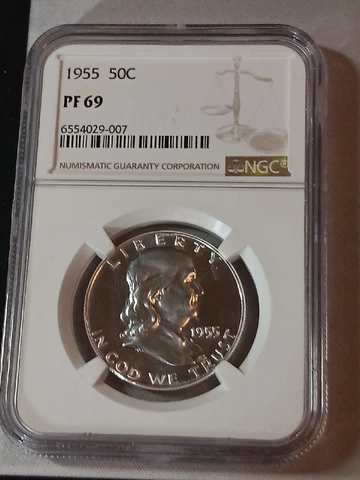 1955 Franklin half. NGC PF 69.  👉(NGC List Price $900) Cover