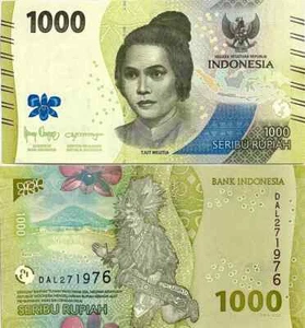 LOT OF 10 🇮🇩 1,000 INDONESIAN  RUPIAH BANKNOTES, 2022, P-162a.1, UNCIRCULATED - Picture 1 of 5