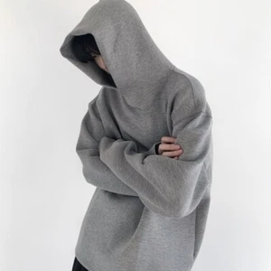 Spring Fashion New Korean Cotton Hooded Gray Hoodie Men Jacket - Picture 1 of 7
