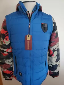 JHEREMY New Men’s Full Zip water/wind resistant Hooded Jacket Coat Size M - Picture 1 of 12