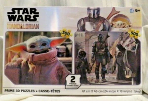 Disney-Star Wars, Mandalorian 2 Pack - Rompecabezas de imagen 3D, 500 piezas cada uno, 24"x18" - Imagen 1 de 6