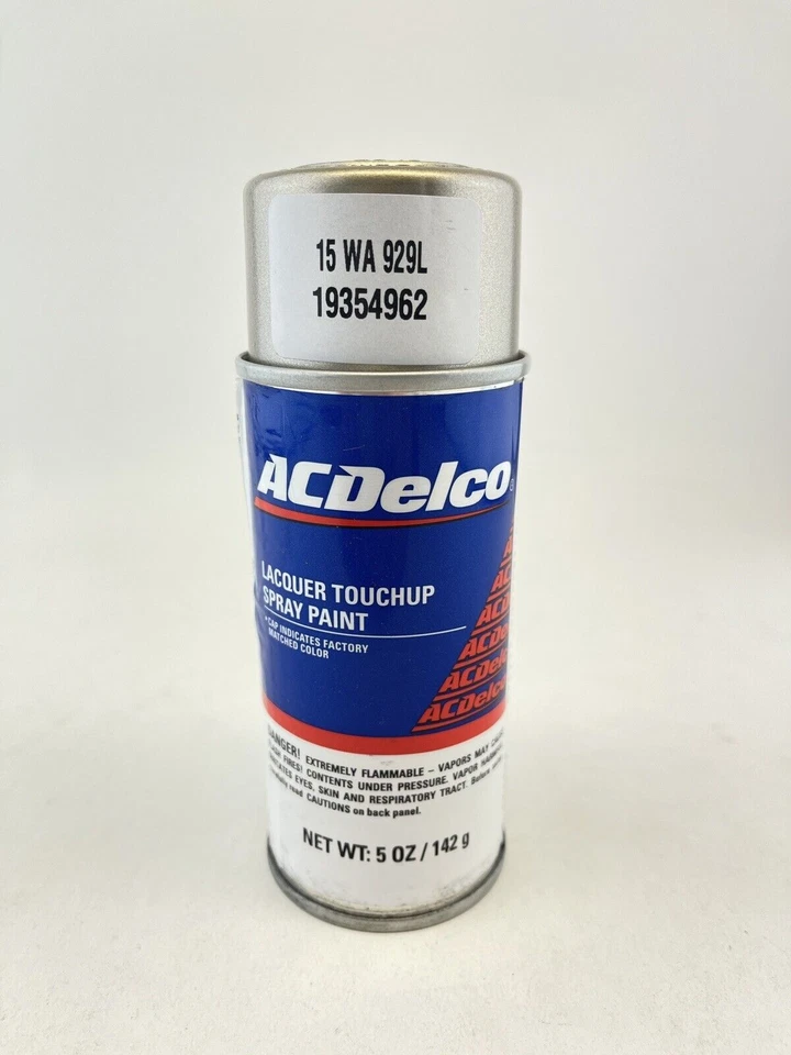 Genuine GM ACDelco Cashmere Metallic Paint 5oz Spray Code 15U WA929L Foto 1 de 1