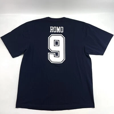 NFL Dallas Cowboys #9 Tony Romo Fútbol Azul Camiseta Para Hombre Talla XL Foto 1 de 4