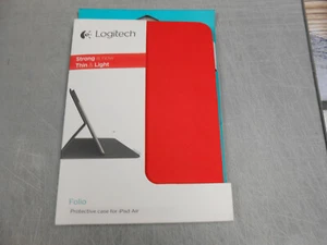 NEW Logitech Protective Folio Case Mars Red # 939-000659 - Picture 1 of 3