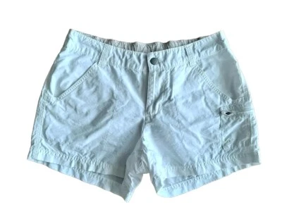 Columbia Hiking Fishing Outdoor Casual Travel Shorts Women's Size 8 White  - Image 1 of 4