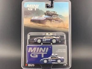 Mini GT Porsche 911 Dakar Rallye Design Package Gentian Blue #805 1/64 - Picture 1 of 10