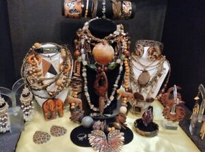HUGE! African Themed Tribal Vintage To Now Lot Jewelry Island Multicolor(1200)