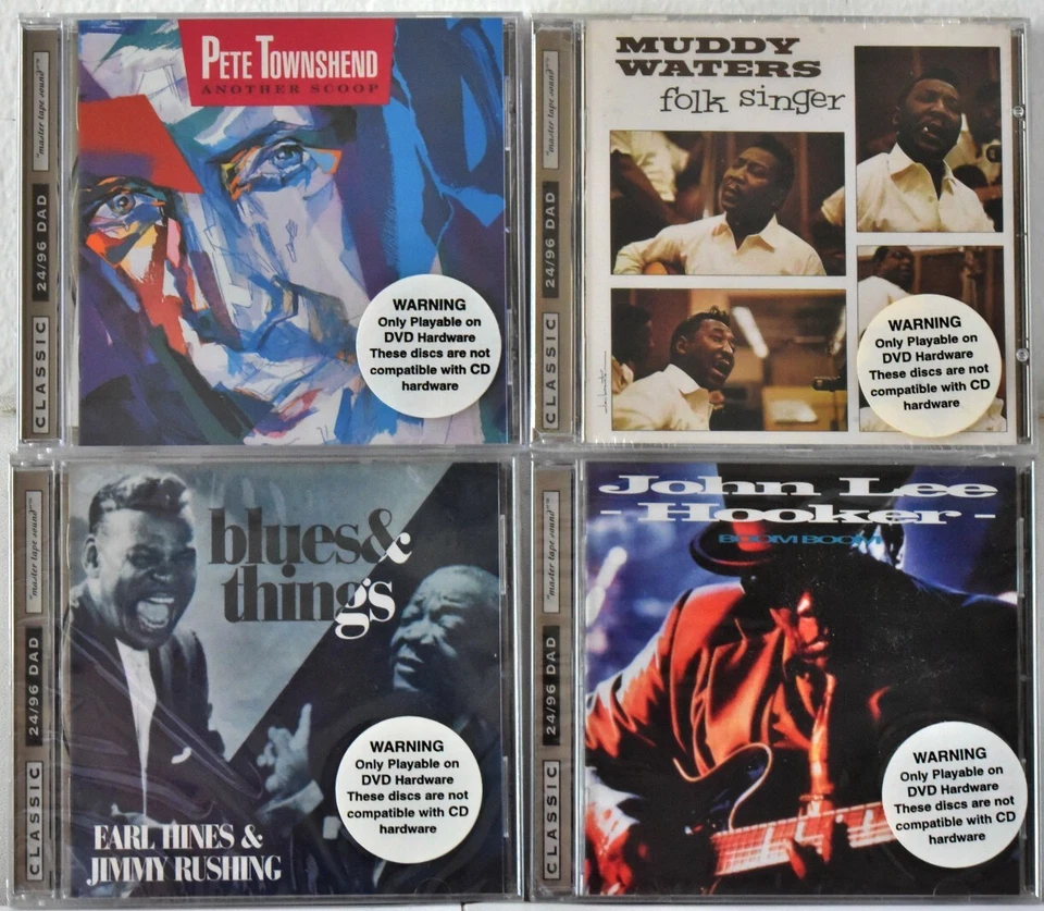 AUDIOPHILE CLASSIC 24/96 #4 DAD BUNDLE TOWNSHEND-WATERS-HINES &RUSHING-HOOKER SS Foto 1 de 2