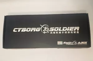 Ajazz Professional 3 color LED Mechanical Gaming Keyboard Cyborg Soldier NOS - Picture 1 of 5
