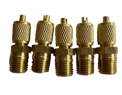 JB INDUSTRIES 5 NEW Access Fitting Half Union 1/4" MFL X 1/4" MPT JB-A31484 Threaded 100-0030