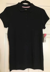 IZOD XL 18 Regular Girl's Approved Schoolwear Short Sleeve Shirt Uniform Blue - Picture 1 of 2