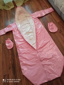 Adult Baby Schlafsack OVERALL GUMMI LACK PLASTIK PVC GEFÜTTERT SLEEPING BAG - Bild 1 von 6